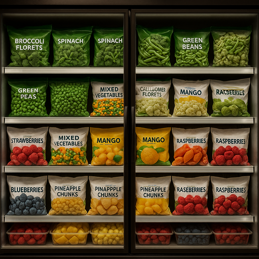 Frozen Vegetables & Fruits